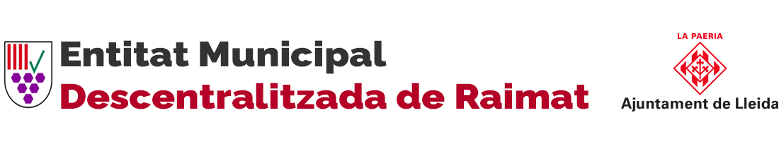 Entitat Municipal Descentralitzada de Raimat – La Paeria – Ajuntament Lleida