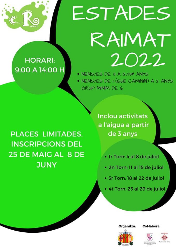 Cartell Estades Raïmat 2022