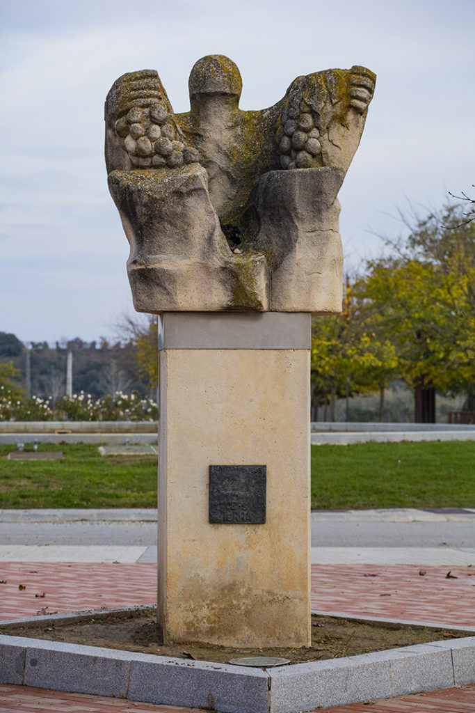 Imatge de l'escultura de la figura del Veremador